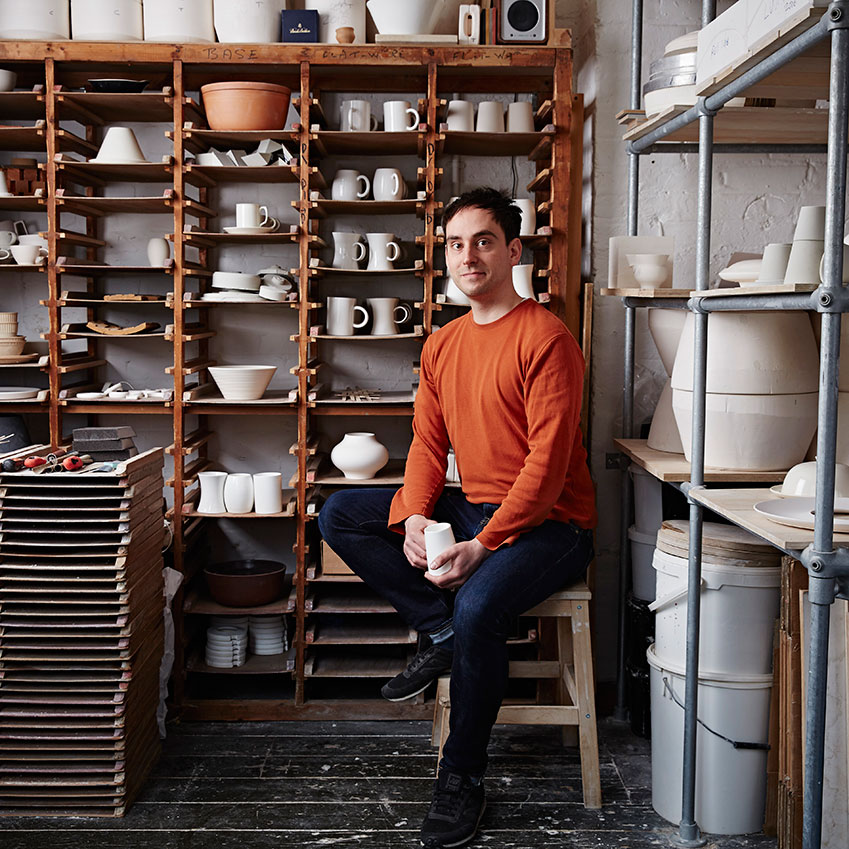 Having graduated from Camberwell College of Arts, followed by a four year apprenticeship with acclaimed potter Julian Stair, Billy has developed an innovative & ambitious style of working, marking him out as an emerging star in the pottery sector.