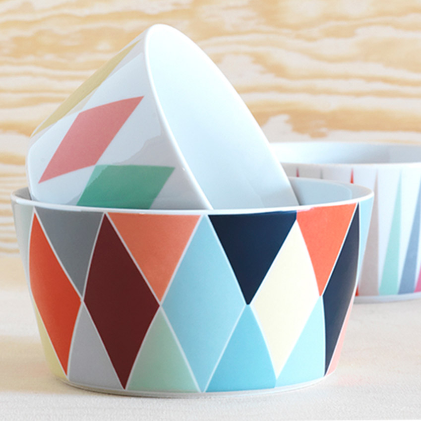 Ikea’s geometricprint homewares ELLE Decoration UK