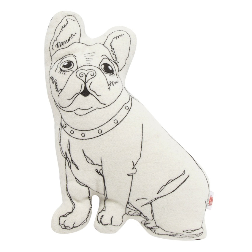 Ed Editor 88 94 Elle Decoration Uk Black French Bulldog Cushion 25 Debenhams