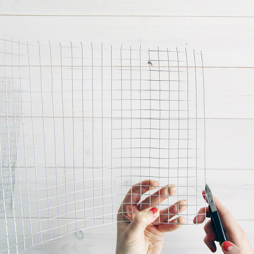 ELLE Decoration UK How to make wire storage baskets