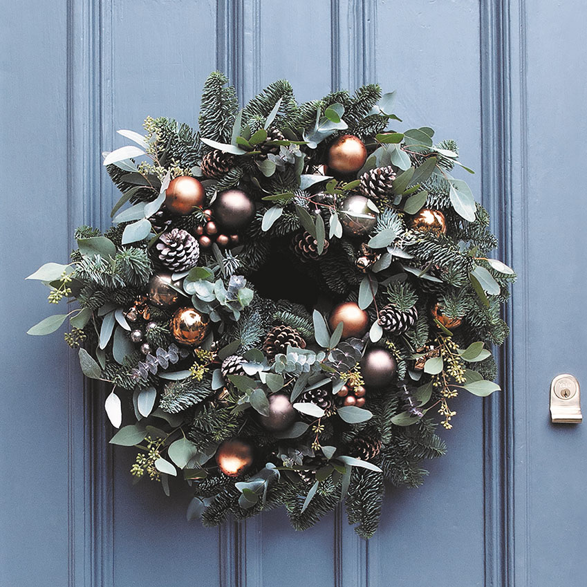 Festive wreaths ELLE Decoration UK