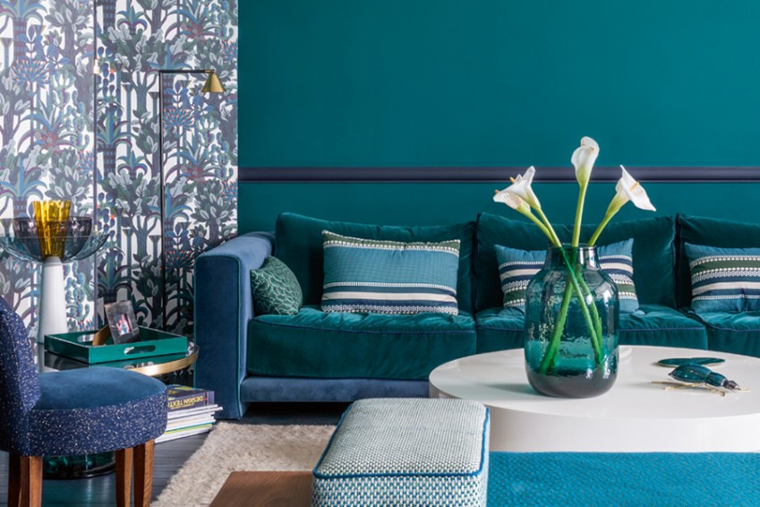 Colour: Teal blue - ELLE Decoration UK