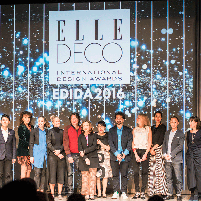 Edida Elle Deco International Design Awards Paola Maugeri Speaker Franco Moschini And Ricardo Piggati Respectively President Ceo Of